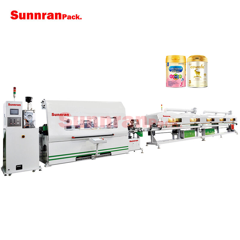 Fully Automatic Can Welding Line Powder Coating Machine and Induction Oven Designed to Manufacture Metal Containers and Met Industrial Packaging Requirements