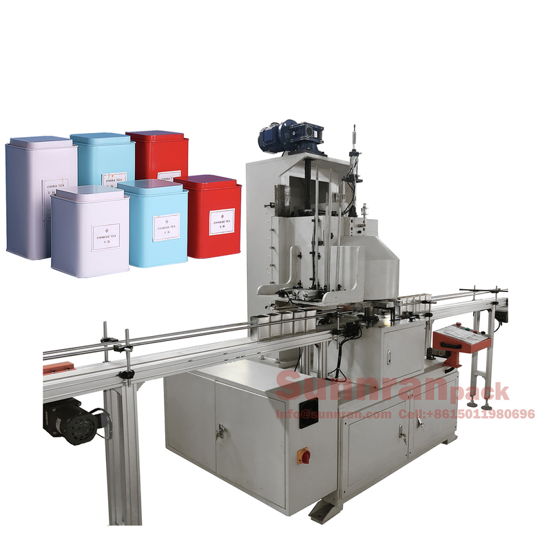 Square Tin Box Making Machine , Automatic Tin Seaming Machine Sunnran